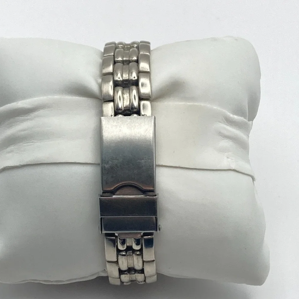Rumours Women's Watch 29mm Silver Tone Blue Textured Dial New Battery 7.25